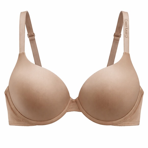 Calvin Klein Other - Calvin Klein Nude T Shirt Bra 36C Smooth Lightly Lined Everyday
